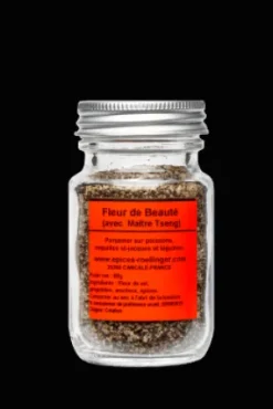 Épices Rœllinger Fleur De Sel Fine Salts<Fleur de Beauté with Tea Master Me Tseng (Flower of Beauty)