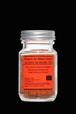 Épices Rœllinger Collection Of Chilli Peppers | French Spices<Piment du Béarn fumé au bois de laurier F4  (Bay Laurel-Smoked  Béarn Chile Pepper , France)
